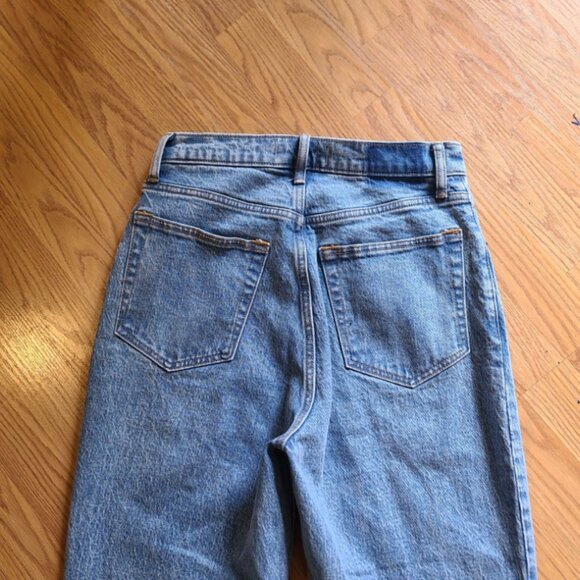 NEW! ABERCROMBIE & FITCH CURVE LOVE THE 90s STRAIGHT ULTRA HIGH RISE JEANS 28/6R - Picture 5 of 6